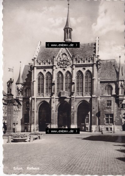 Ansichtskarte bzw. Postkarte aus DDR-Zeiten, Bezirk Erfurt, Stadt Erfurt der DDR Sammlung
