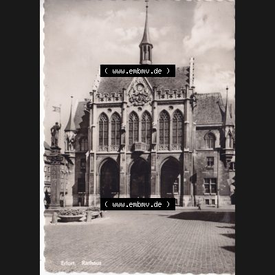 Ansichtskarte Bezirk Erfurt, Stadtkreis Erfurt, Stadt Erfurt Rathaus. Ansichtskarte bzw. Postkarte aus DDR-Zeiten der Deutschen Demokratischen Republik von Bezirk Erfurt,... Sammlung
