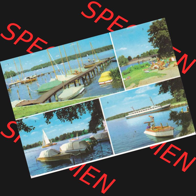 Ansichtskarte DDR Bezirk Berlin, Stadt Berlin: 1977, Berlin-Schmöckwitz, Seddinsee, Badestelle Zeuthener See (1) Sammlung