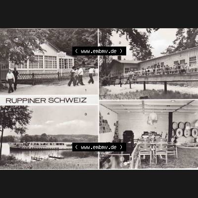 Ansichtskarte DDR Bezirk Potsdam, Unsortiert DDR Ruppiner Schweiz Kreis Neuruppin (1) Sammlung