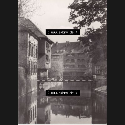 Ansichtskarte Bezirk Erfurt, Stadtkreis Erfurt, Stadt Erfurt Partie an der Gera. Ansichtskarte bzw. Postkarte aus DDR-Zeiten der Deutschen Demokratischen Republik von Bezirk Erfurt,... Sammlung