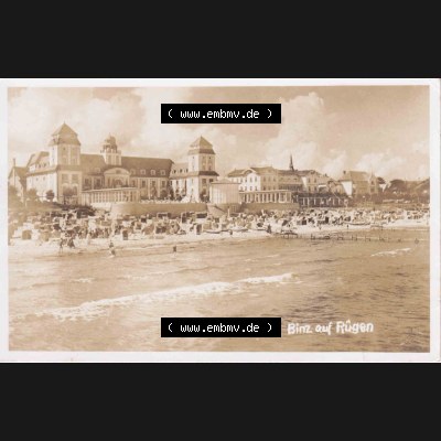 Alte Ansichtskarte DDR Bezirk Rostock, Kreis Rügen, Ostseebad Binz, DDR, Binz auf Rügen Photo-Verz. Binz auf Rügen Reg Nr. II-3-9. Ansichtskarte... Sammlung