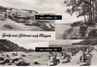 Ansichtskarte bzw. Postkarte aus DDR-Zeiten, Ostseebad Göhren im Norden der DDR Sammlung