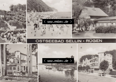 Ansichtskarte bzw. Postkarte aus DDR-Zeiten, Ostseebad Sellin im Norden der DDR Sammlung