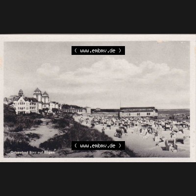Alte Ansichtskarte DDR Bezirk Rostock, Kreis Rügen, Ostseebad Binz, Binz das Bad der Werktätigen, Hans C. Schmiedicke Kunstverlag Leipzig. Ansichtskarte... Sammlung