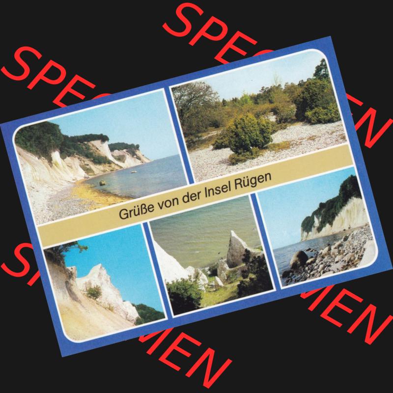 Ansichtskarte DDR Bezirk Rostock, Kreis Rügen, Insel Rügen allgemein, Grüße von der Insel Rügen, Steilufer, Feuersteinfelder, Wissower Klinken,... Sammlung