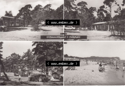 Ansichtskarte bzw. Postkarte aus DDR-Zeiten, Ostseebad Göhren im Norden der DDR Sammlung