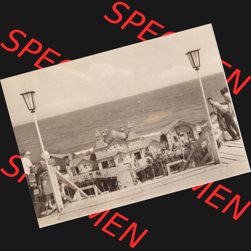 Ansichtskarte DDR Bezirk Rostock, Kreis Rügen, Ostseebad Sellin: Ostseebad Sellin, Seebrücke. Ansichtskarte bzw. Postkarte aus DDR-Zeiten der Deutschen Demokratischen... Sammlung