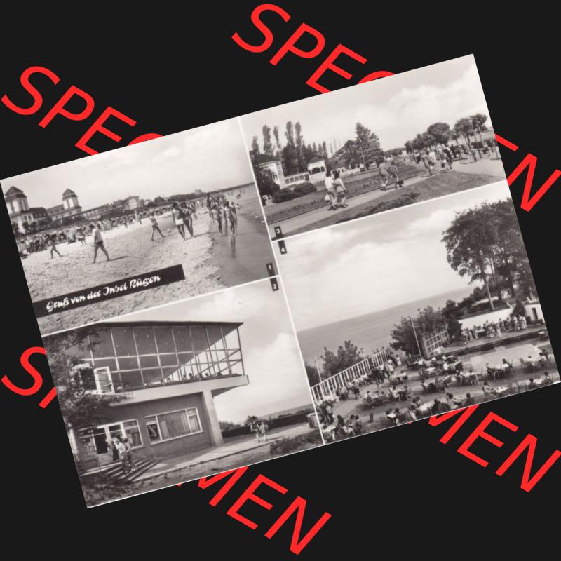 Ansichtskarte DDR Bezirk Rostock, Kreis Rügen, Insel Rügen allgemein, Grüße von der Insel Rügen, Binz, Baabe, Göhren, Sellin.... Sammlung