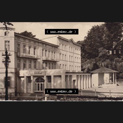 Ansichtskarte DDR Bezirk Rostock, Kreis Rügen, Ostseebad Sellin: DDR Sellin auf Rügen Verbraucherpreis DM -,15. Ansichtskarte bzw. Postkarte aus DDR-Zeiten... Sammlung