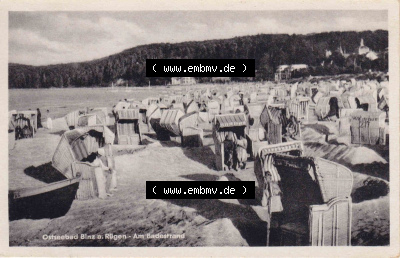 Ansichtskarte bzw. Postkarte in s/w - schwarzweiß aus DDR-Zeiten, Bezirk Rostock, Kreis Rügen Ostseebad Binz, eine Binzer DDR-Sammlung Sammlung