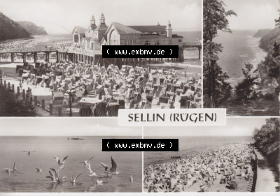 Ansichtskarte bzw. Postkarte aus DDR-Zeiten, Ostseebad Sellin im Norden der DDR Sammlung