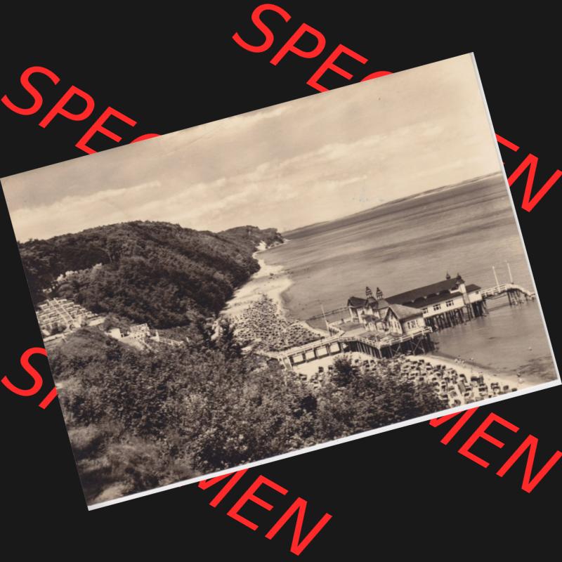 Ansichtskarte DDR Bezirk Rostock, Kreis Rügen, Ostseebad Sellin: 1977, Blick auf Seebrücke. Ansichtskarte bzw. Postkarte aus DDR-Zeiten der Deutschen Demokratischen... Sammlung