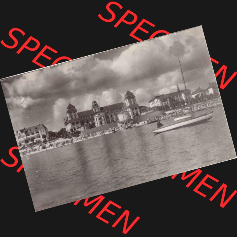 Alte Ansichtskarte DDR Bezirk Rostock, Kreis Rügen, Ostseebad Binz, DDR, Ostseebad Binz Rügen Verbraucherpreis DM 0,20 Photo H. Zobler, 2337 Binz/Rügen... Sammlung