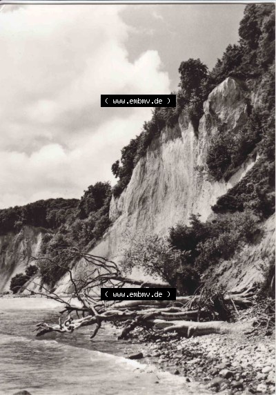 Ansichtskarte bzw. Postkarte aus DDR-Zeiten, der Insel Rügen Stubbenkammer im Norden der DDR Sammlung