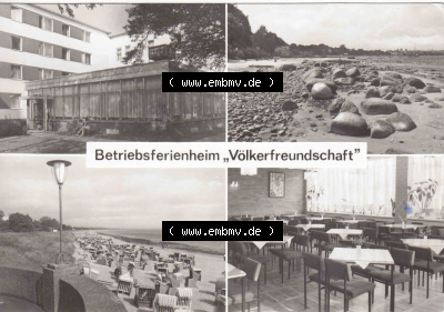 Ansichtskarte bzw. Postkarte in s/w - schwarzweiß aus DDR-Zeiten, Bezirk Rostock, Kreis Rügen Ostseebad Binz, eine Binzer DDR-Sammlung Sammlung
