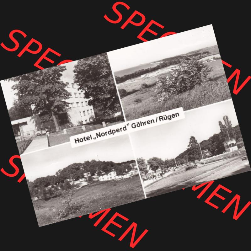 Ansichtskarte DDR Bezirk Rostock, Kreis Rügen, Ostseebad Göhren: Hotel Nordperd Göhren Insel Rügen. Ansichtskarte bzw. Postkarte aus DDR-Zeiten der Deutschen... Sammlung