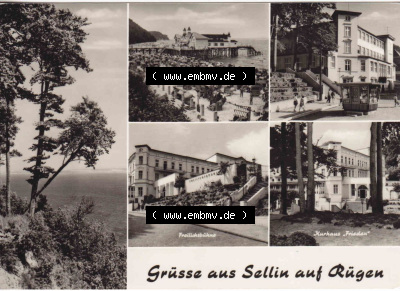 Ansichtskarte bzw. Postkarte aus DDR-Zeiten, Ostseebad Sellin im Norden der DDR Sammlung
