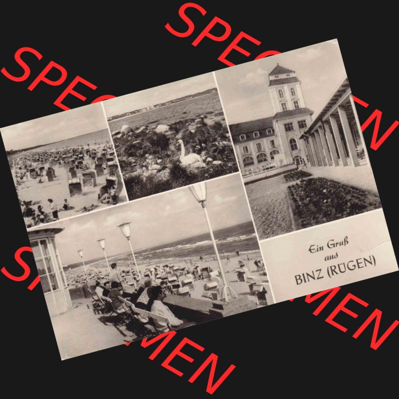 Alte Ansichtskarte DDR Bezirk Rostock, Kreis Rügen, Ostseebad Binz, DDR 1981 0,25 M Ostseebad Binz Rügen, Reichenbach A 1-B 236-81 IV-14-483 12 016. Ansichtskarte... Sammlung