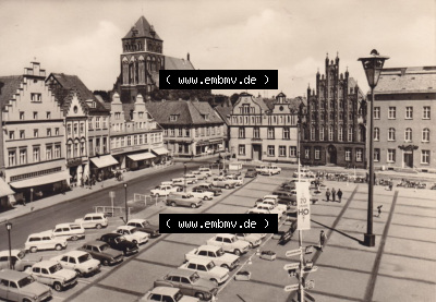Ansichtskarte bzw. Postkarte in schwarzweiß - s/w aus DDR-Zeiten, Bezirk Rostock, Kreis Greifswald, unsortierte DDR-Sammlung Sammlung
