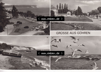 Ansichtskarte bzw. Postkarte aus DDR-Zeiten, Ostseebad Göhren im Norden der DDR Sammlung