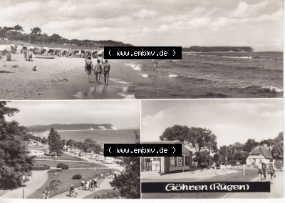 Ansichtskarte bzw. Postkarte aus DDR-Zeiten, Ostseebad Göhren im Norden der DDR Sammlung