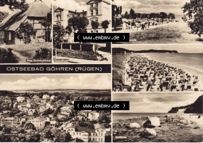 Ansichtskarte bzw. Postkarte aus DDR-Zeiten, Ostseebad Göhren im Norden der DDR Sammlung