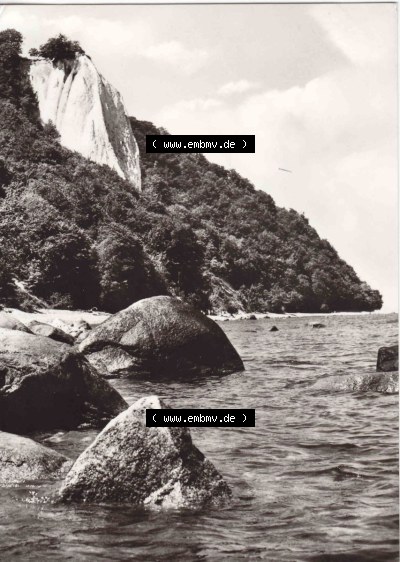 Ansichtskarte bzw. Postkarte aus DDR-Zeiten, der Insel Rügen Stubbenkammer im Norden der DDR Sammlung