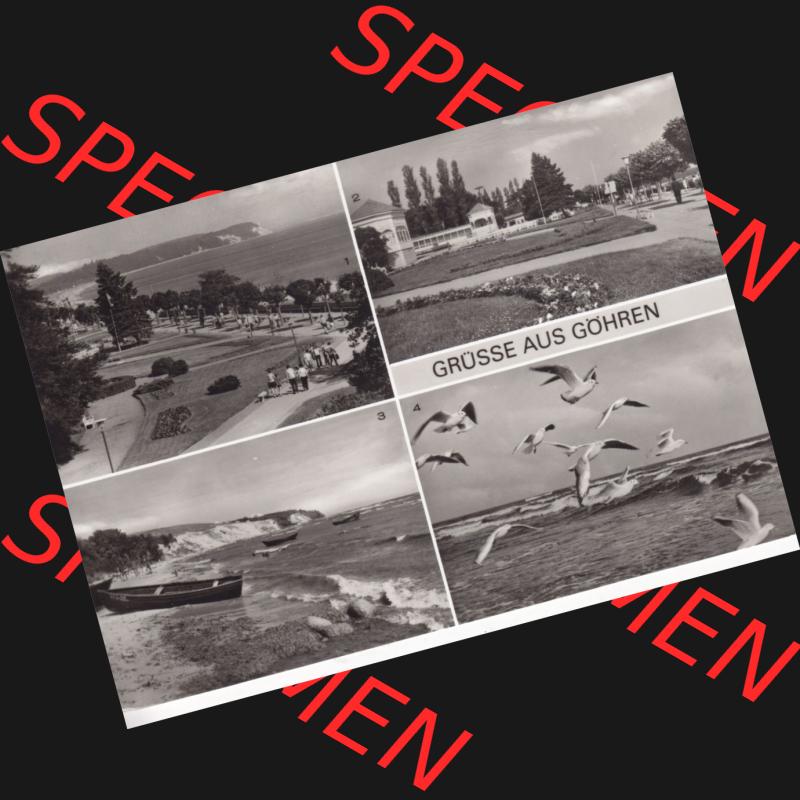 Ansichtskarte DDR Bezirk Rostock, Kreis Rügen, Ostseebad Göhren: 1989, Ostseebad Göhren, Promenade, Südstrand, Möven. Ansichtskarte... Sammlung