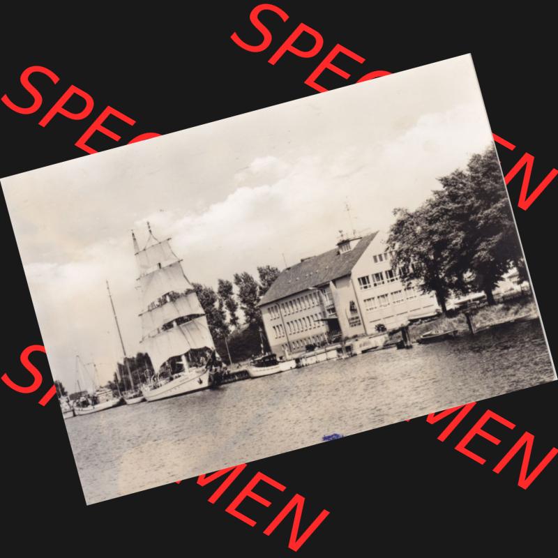 Ansichtskarte DDR Bezirk Rostock, Kreis Greifswald unsortiert Wieck Segelschulschiff Wilhelm Pieck. Ansichtskarte bzw. Postkarte in schwarzweiß - s/w aus DDR-Zeiten der Deutschen... Sammlung