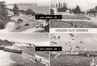 Ansichtskarte bzw. Postkarte aus DDR-Zeiten, Ostseebad Göhren im Norden der DDR Sammlung