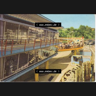 Ansichtskarte DDR Bezirk Rostock, Kreis Rügen, Stadt Sassnitz Postkarte in Farbe Fährbahnhof. Ansichtskarte bzw. Postkarte aus DDR-Zeiten der Deutschen Demokratischen... Sammlung