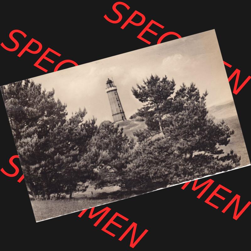 Ansichtskarte DDR Bezirk Rostock, Kreis Rügen, Insel und Gemeinde Hiddensee 1961, Hiddensee Leuchtturm mit Stempel von Greifswald, Verlag Gaschwitz. Ansichtskarte bzw.... Sammlung
