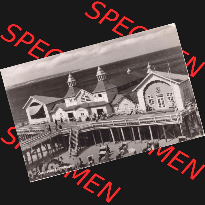 Ansichtskarte DDR Bezirk Rostock, Kreis Rügen, Ostseebad Sellin 1962,Sellin - Rügen vom 17.07.1962. Ansichtskarte bzw. Postkarte aus DDR-Zeiten der... Sammlung