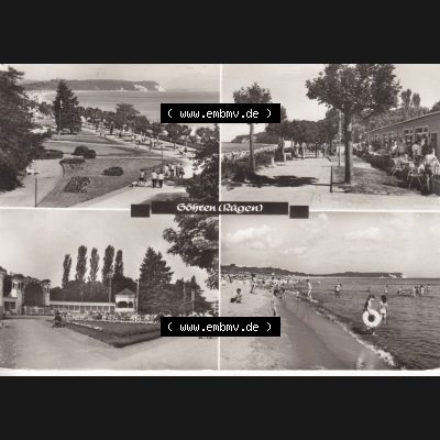 Ansichtskarte DDR Bezirk Rostock, Kreis Rügen, Ostseebad Göhren: Göhren (Rügen). Ansichtskarte bzw. Postkarte aus DDR-Zeiten der Deutschen... Sammlung