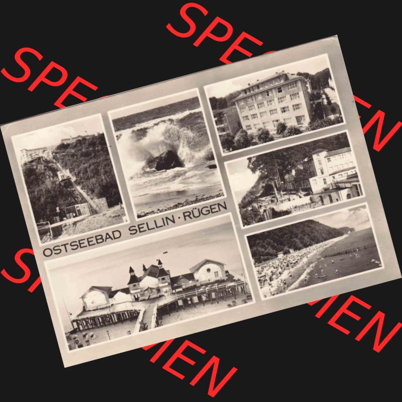 Ansichtskarte DDR Bezirk Rostock, Kreis Rügen, Ostseebad Sellin: DDR, MDN -,25 DAMW V 11 50 A 1 B 13 67 5324, Sellin Ostseebad. Ansichtskarte bzw.... Sammlung
