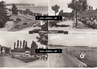 Ansichtskarte bzw. Postkarte aus DDR-Zeiten, Ostseebad Göhren im Norden der DDR Sammlung