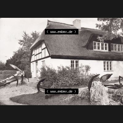 Ansichtskarte DDR Bezirk Rostock, Kreis Rügen, Ostseebad Göhren: Heimatmuseum Mönchgut. Ansichtskarte bzw. Postkarte aus DDR-Zeiten der Deutschen Demokratischen... Sammlung