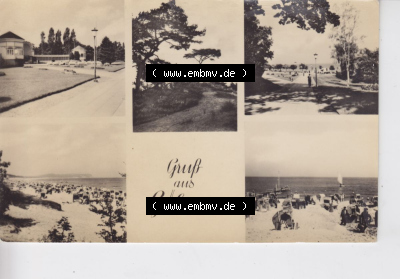 Ansichtskarte bzw. Postkarte aus DDR-Zeiten, Ostseebad Göhren im Norden der DDR Sammlung