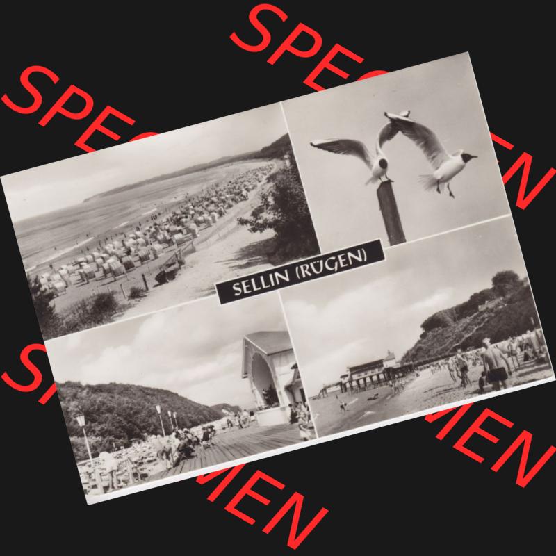 Ansichtskarte DDR Bezirk Rostock, Kreis Rügen, Ostseebad Sellin: Seebrücke in Sellin auf Rügen. Ansichtskarte bzw. Postkarte aus DDR-Zeiten der Deutschen... Sammlung