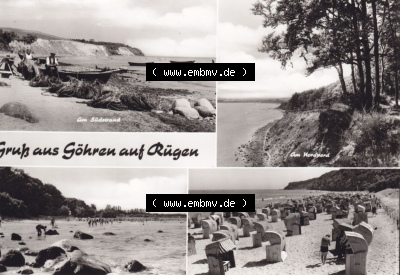 Ansichtskarte bzw. Postkarte aus DDR-Zeiten, Ostseebad Göhren im Norden der DDR Sammlung