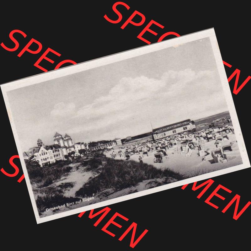 Alte Ansichtskarte DDR Bezirk Rostock, Kreis Rügen, Ostseebad Binz, Binz das Bad der Werktätigen, Hans C. Schmiedicke Kunstverlag Leipzig. Ansichtskarte... Sammlung