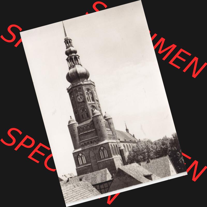 Ansichtskarte DDR Bezirk Rostock, Kreis Greifswald unsortiert Dom St. Nicolai II. Ansichtskarte bzw. Postkarte in schwarzweiß - s/w aus DDR-Zeiten der Deutschen Demokratischen... Sammlung