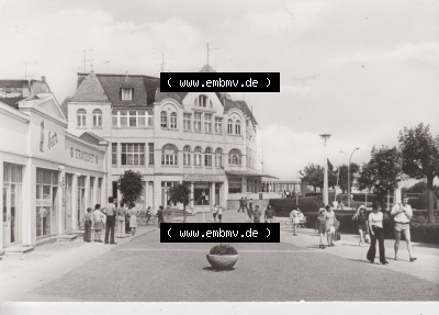 Ansichtskarte bzw. Postkarte in s/w - schwarzweiß aus DDR-Zeiten, Bezirk Rostock, Kreis Rügen Ostseebad Binz, eine Binzer DDR-Sammlung Sammlung