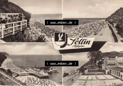 Ansichtskarte bzw. Postkarte aus DDR-Zeiten, Ostseebad Sellin im Norden der DDR Sammlung