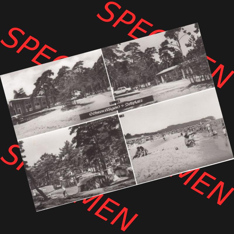 Ansichtskarte DDR Bezirk Rostock, Kreis Rügen, Ostseebad Göhren: 1985, Kaufhalle, Gasthaus Zur Düne, Strand am Zeltplatz. Ansichtskarte bzw.... Sammlung