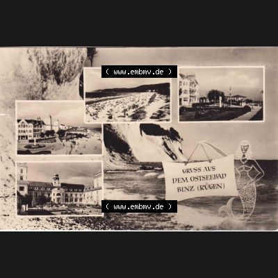 Alte Ansichtskarte DDR Bezirk Rostock, Kreis Rügen, Ostseebad Binz, DDR Binz auf Rügen, VEB Bild und Heimat Reichenbach L.V.. Ansichtskarte bzw.... Sammlung