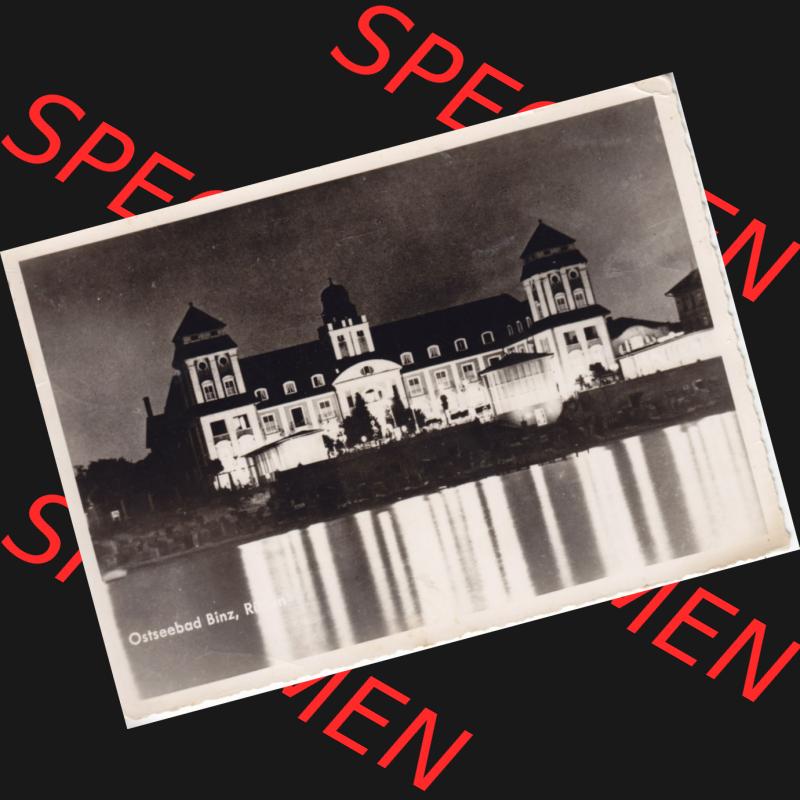 Alte Ansichtskarte DDR Bezirk Rostock, Kreis Rügen, Ostseebad Binz, 1961, Ostseebad Binz, Rügen. Ansichtskarte bzw. Postkarte in s/w - schwarzweiß... Sammlung