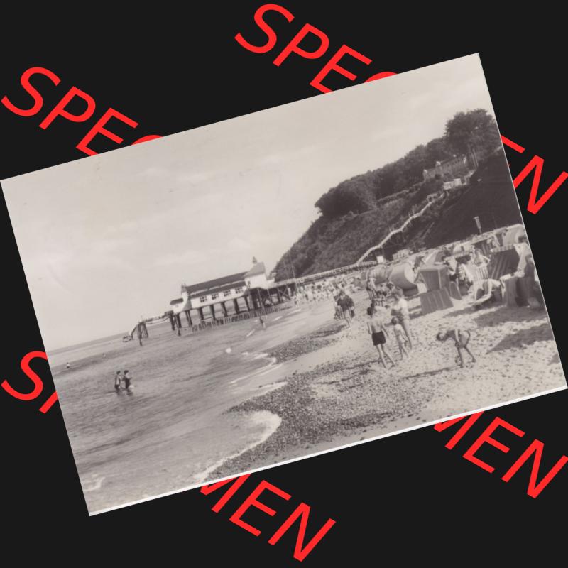 Ansichtskarte DDR Bezirk Rostock, Kreis Rügen, Ostseebad Sellin: Strand in Sellin. Ansichtskarte bzw. Postkarte aus DDR-Zeiten der Deutschen Demokratischen Republik... Sammlung