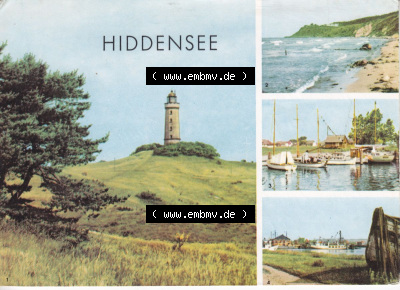 Ansichtskarte bzw. Postkarte aus DDR-Zeiten, Insel Hiddensee im Norden der DDR Sammlung